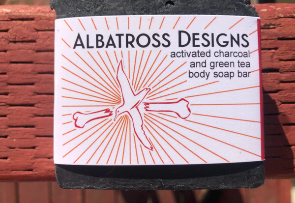 Albatross Clarifying Face And Body Charcoal Soap Bar