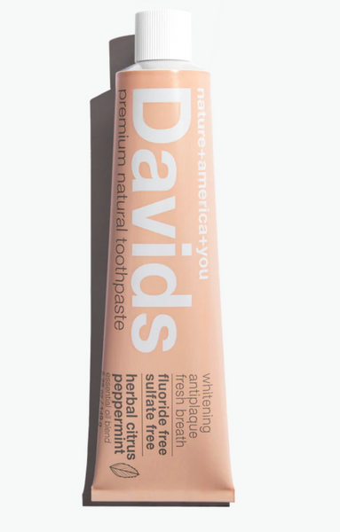 Davids Herbal Citrus Peppermint toothpaste 5.25 oz