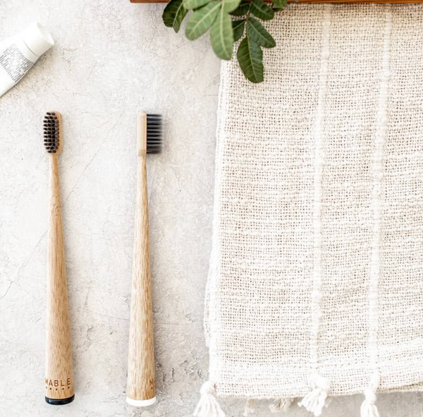 Mable toothbrush (2 pack charcoal soft)