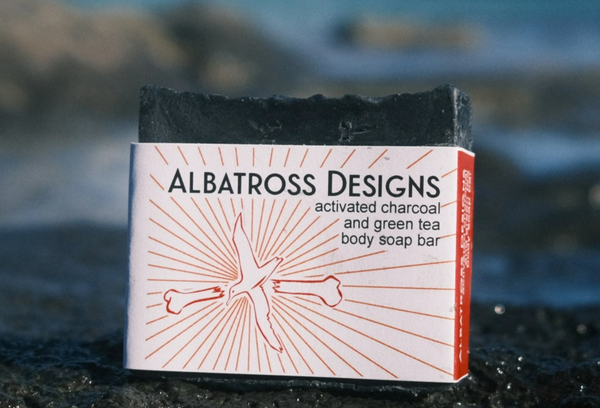 Albatross Clarifying Face And Body Charcoal Soap Bar