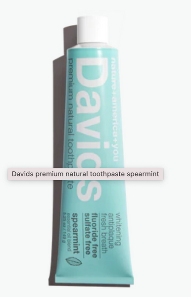 Davids Spearmint Premium toothpaste 5.25 oz