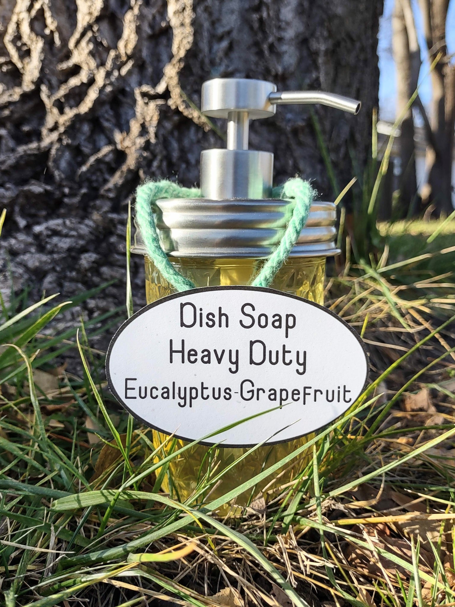 Dish Soap Heavy Duty Grapefruit Eucalyptus Scented